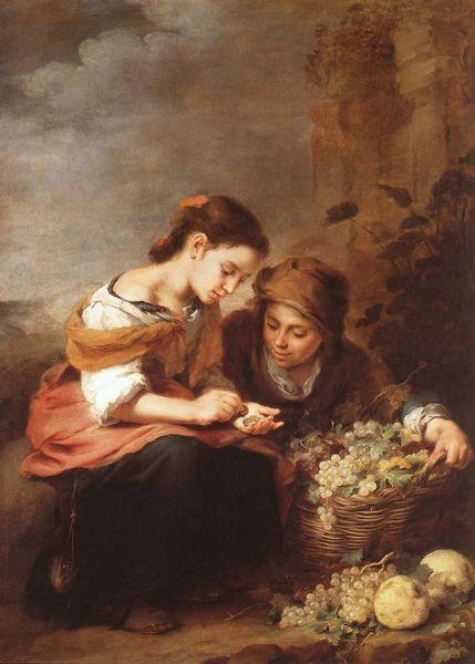 Bartolome Esteban Murillo Vendedores de fruta oil painting image